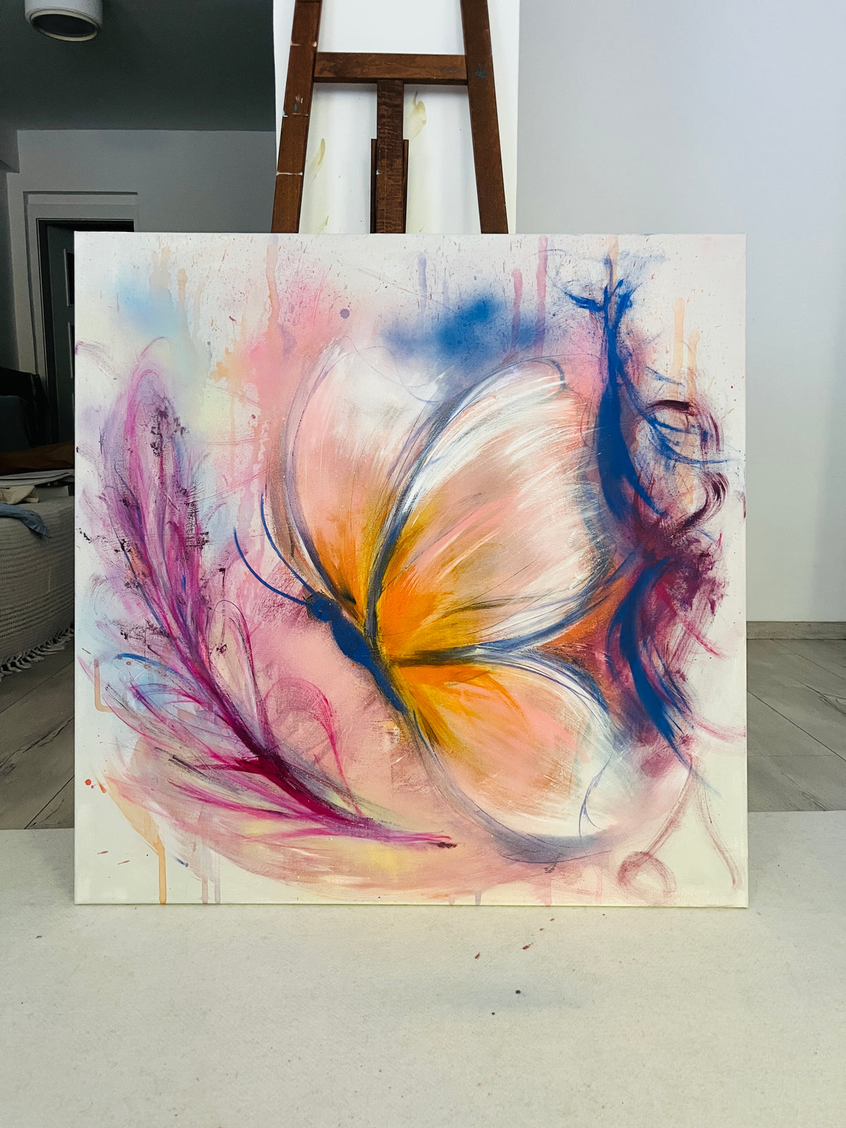 Between Earth and Light/ 40 x 40 in