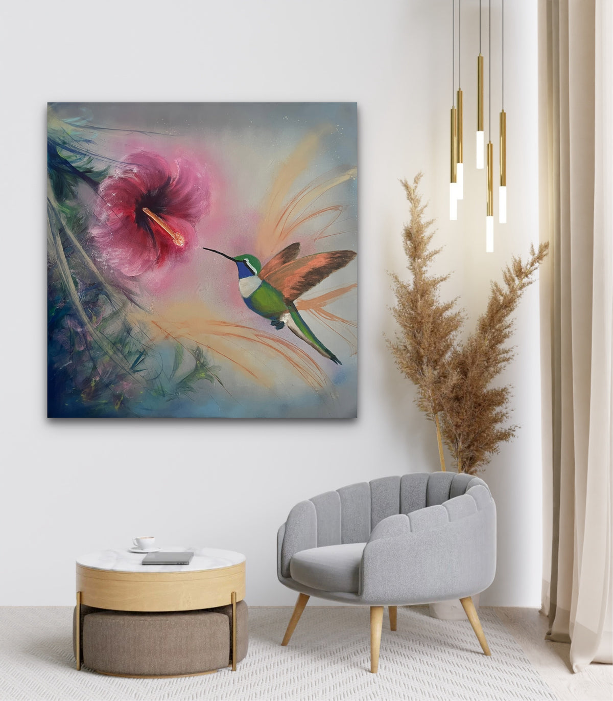 Days that Have Wings/ 40 x 40 in