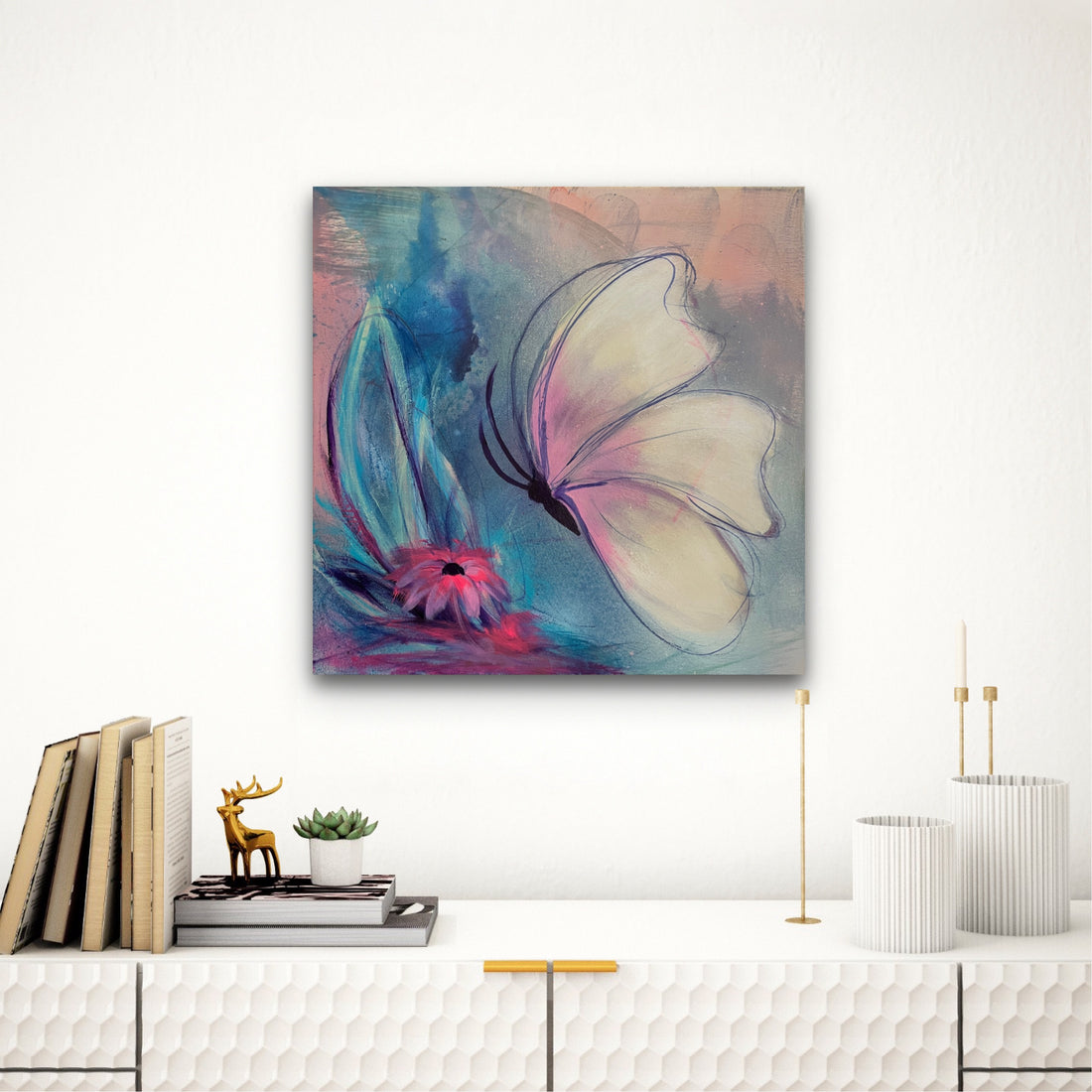 Born from the Darkness/ 20 x 20 in