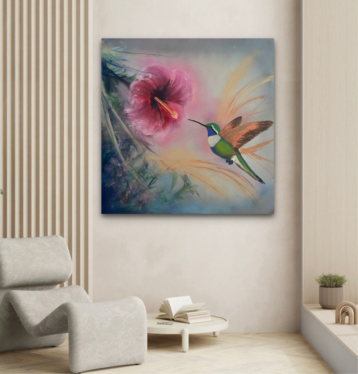 Days that Have Wings/ 40 x 40 in