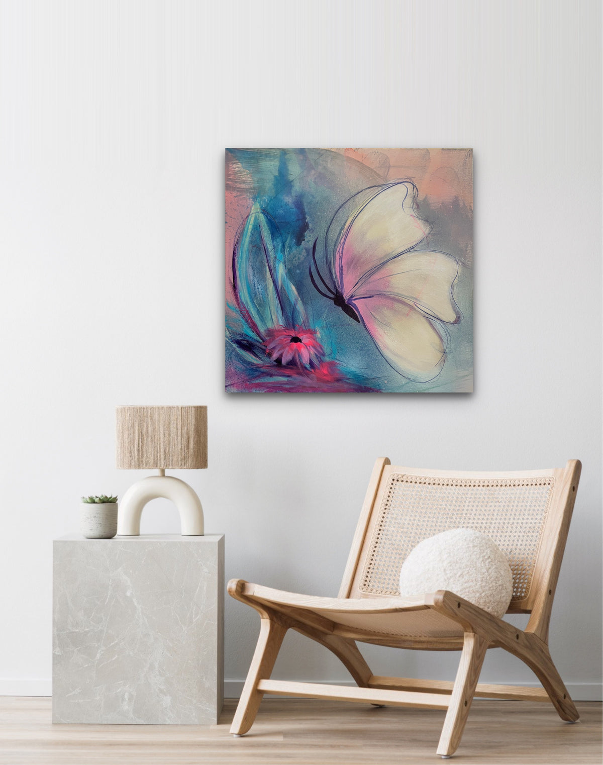 Born from the Darkness/ 20 x 20 in