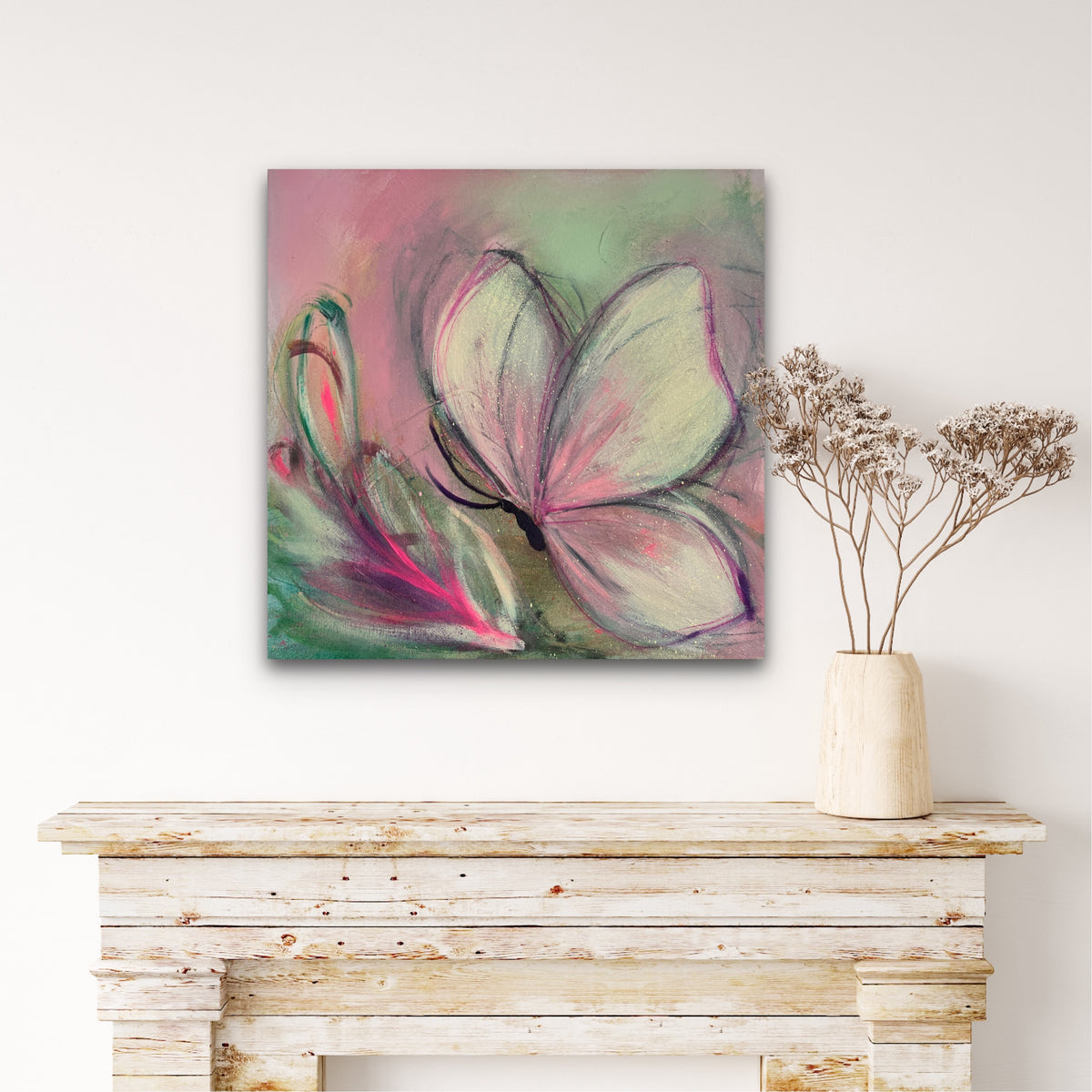 Eternal Flight/ 20 x 20 in