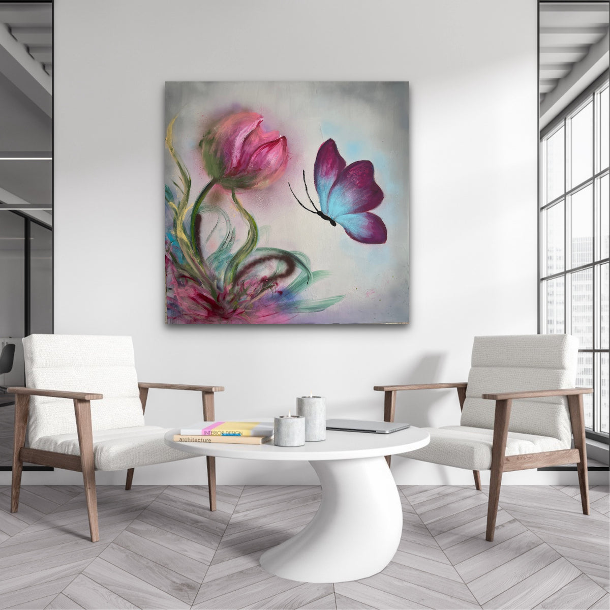 Everything we Left Behind/ 40 x 40 in