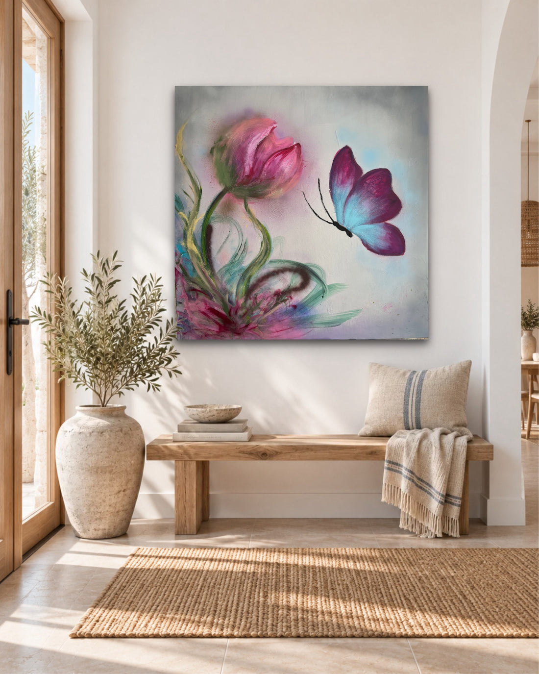Everything we Left Behind/ 40 x 40 in