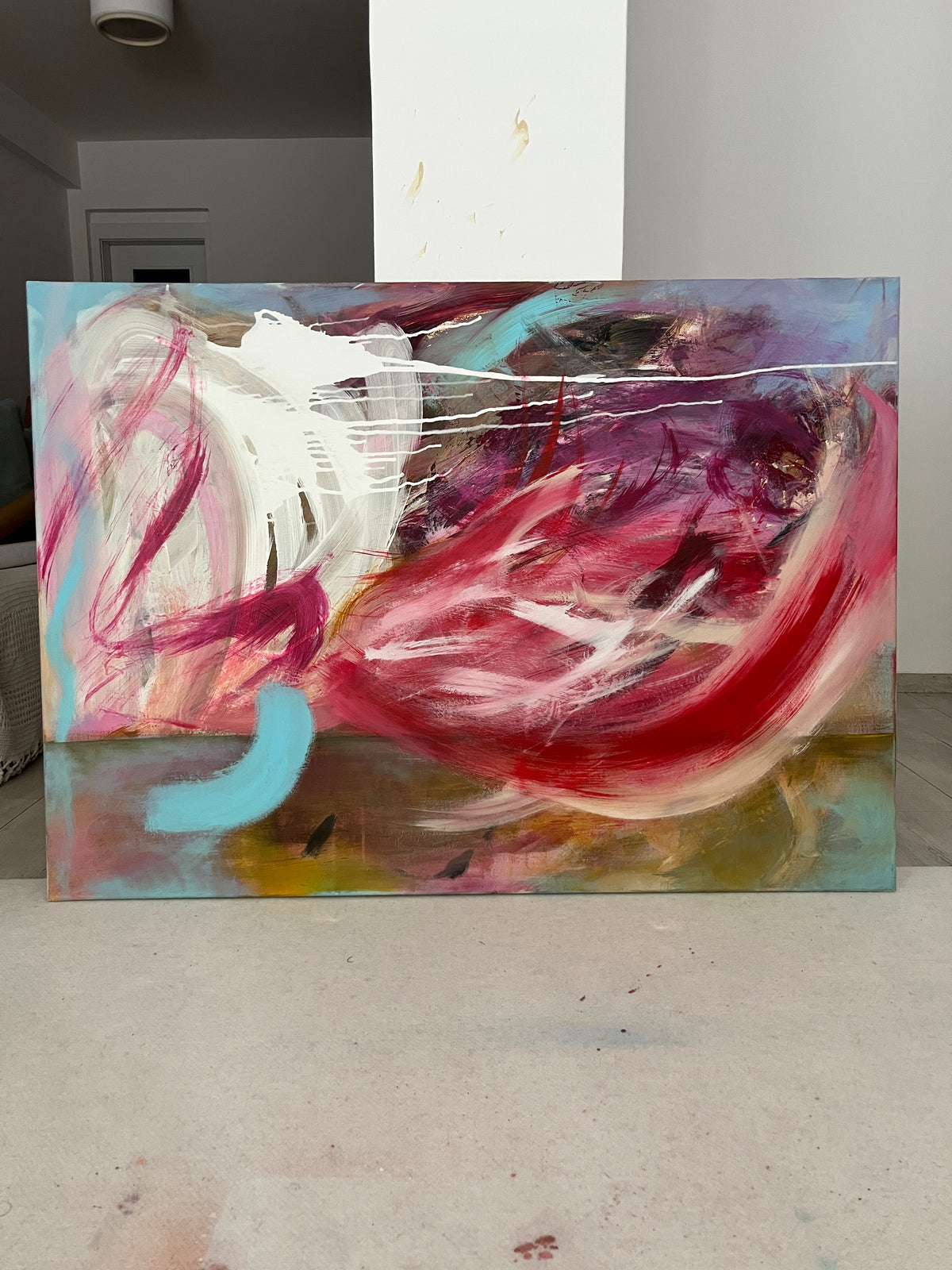 Storm in the Desert/ 40 x 47 in