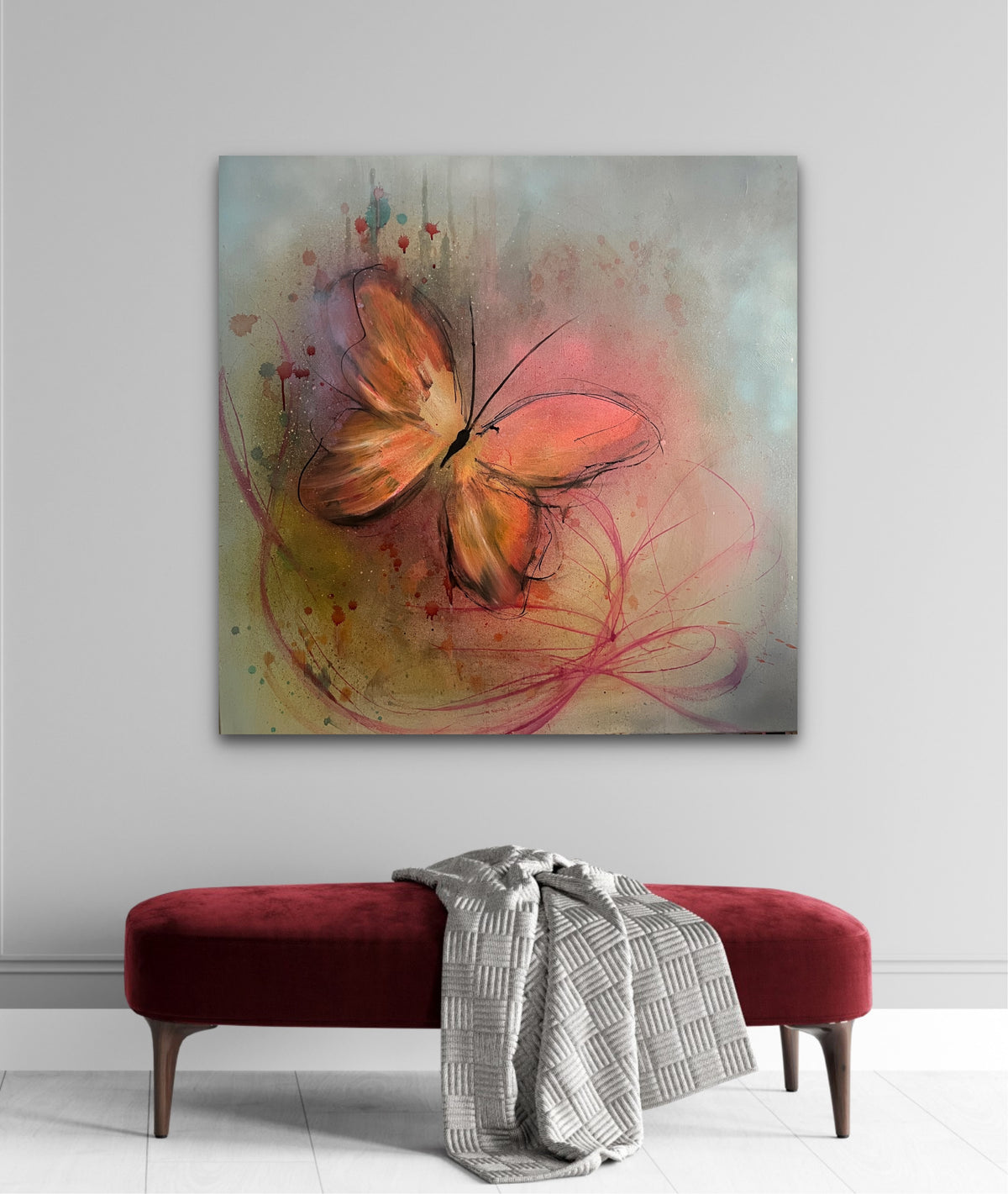 Fragility Is Not Weakness/40 x 40 in