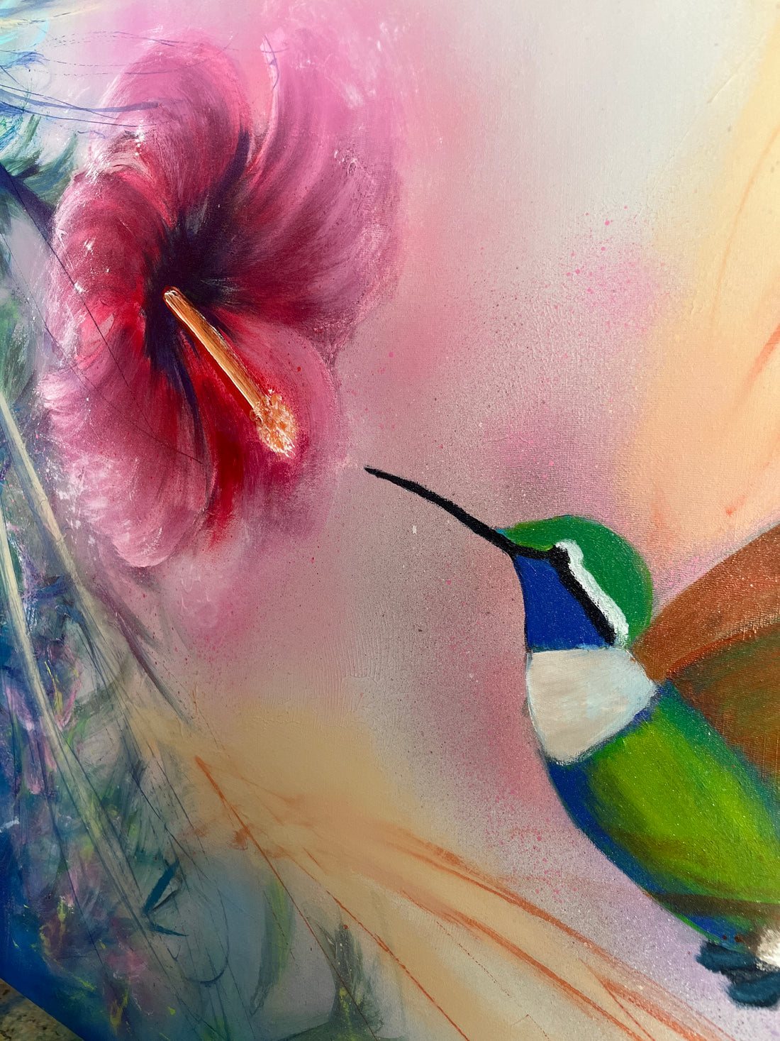 Days that Have Wings/ 40 x 40 in