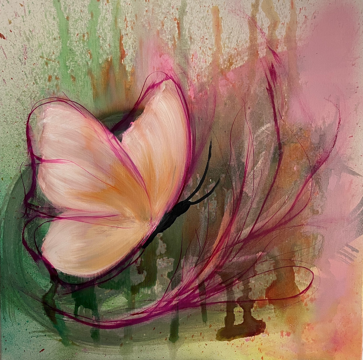 Colors that the Soul Remembers/ 24 x 24 in