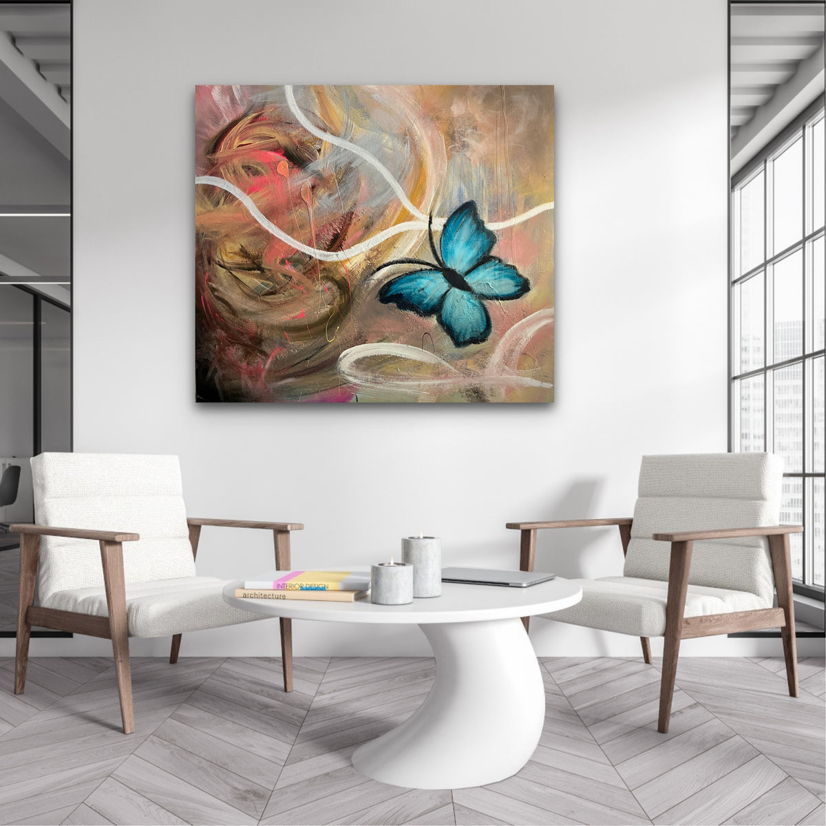 Before a New Day is Born/ 40 x 40 in