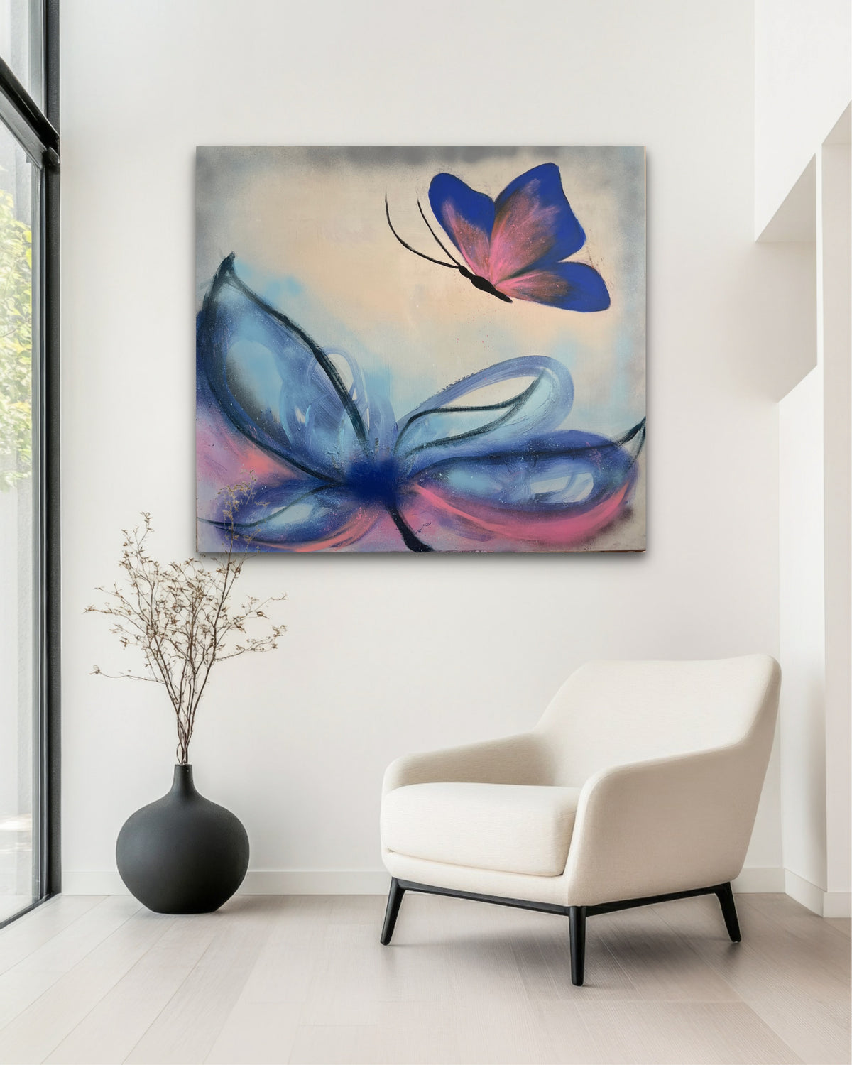 Light at the end of the SIlance/ 47 x 40 in