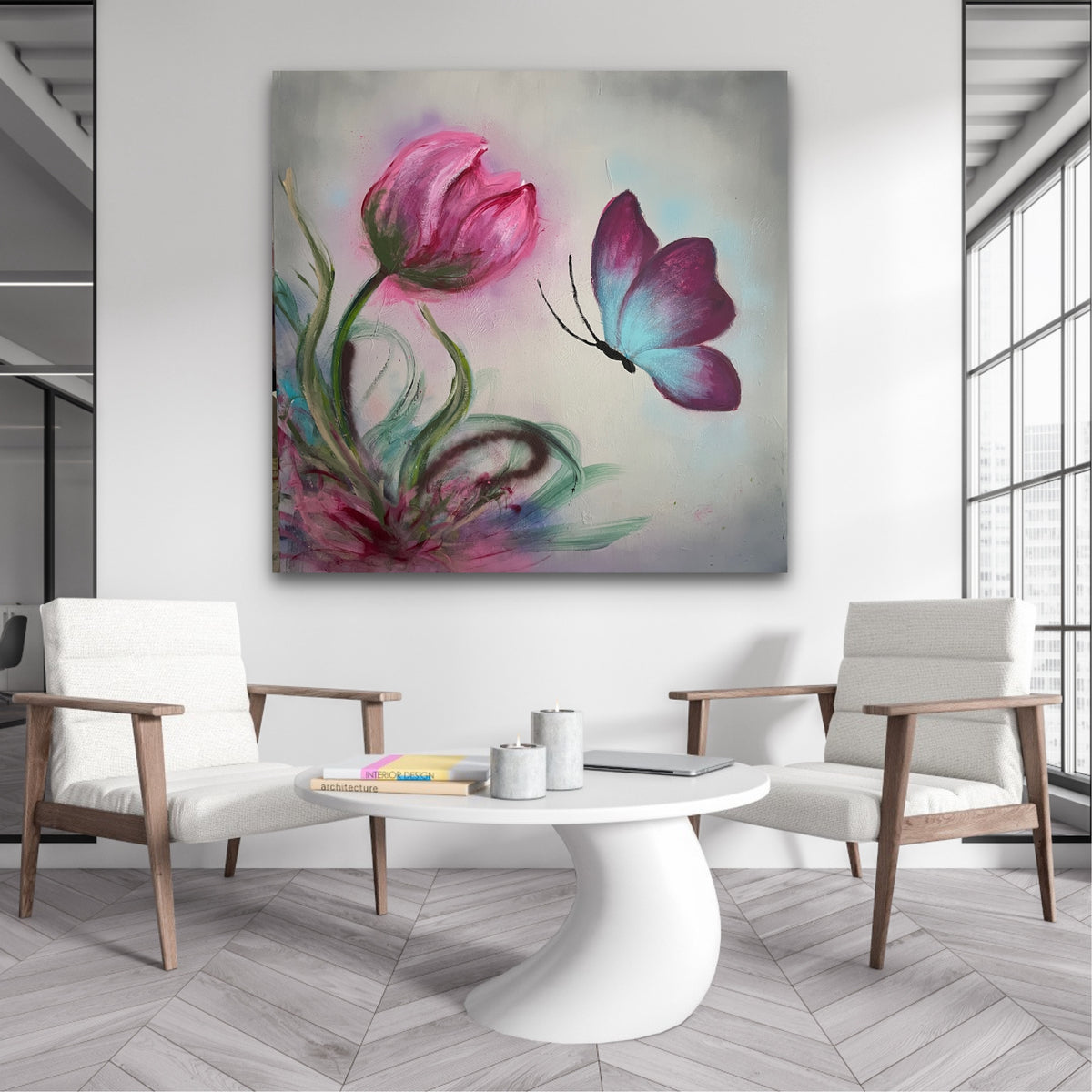 Everything we Left Behind/ 40 x 40 in