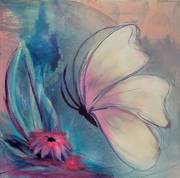 Born from the Darkness/ 20 x 20 in
