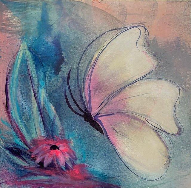 Born from the Darkness/ 20 x 20 in